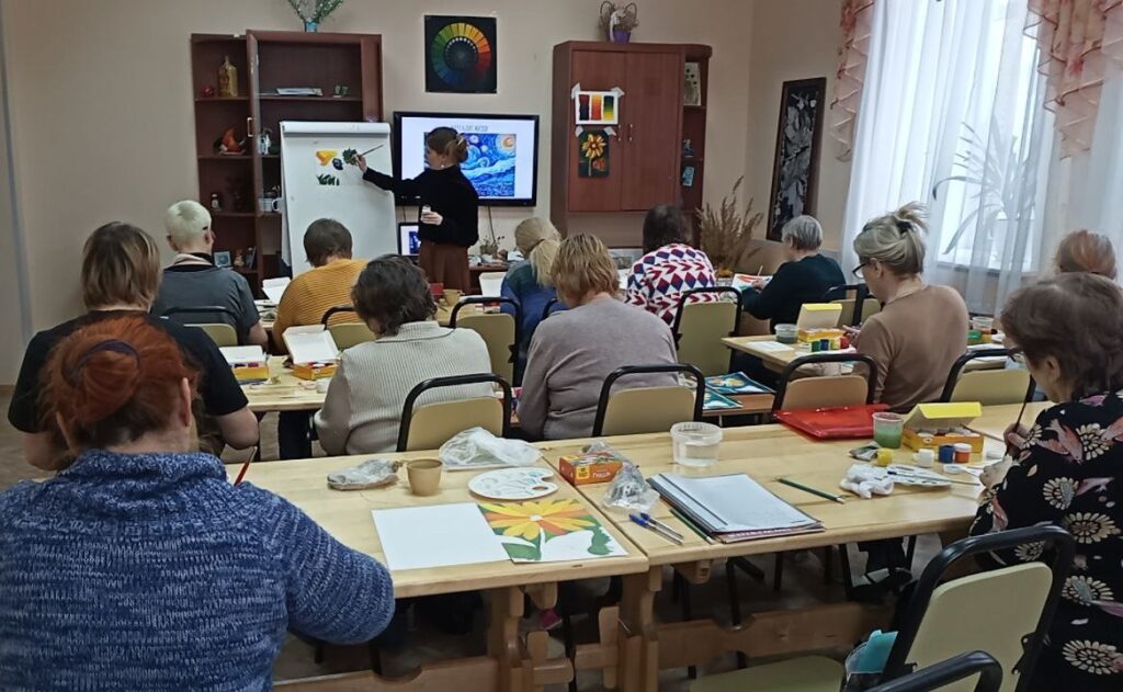 Студия рисования. Способы наложения мазков.